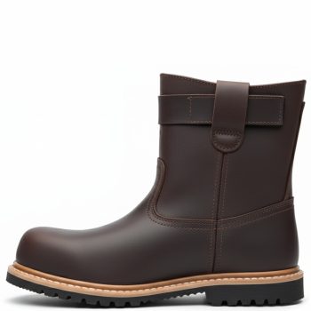 Bota de soldador en Panama cosida en GoodYear Welt con suela de elastomero resistente a hidrocarburos. Libre de metal, OZAPATO. Spark 01